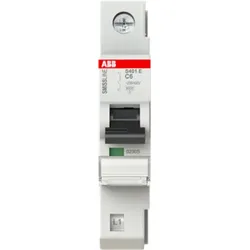 ABB S401E-C6 Sicherungsautomat C-Char., 6 A, 6 kA, 1P, steckbar