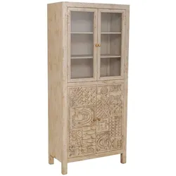 VITRINE aus holz 80x40x180cm