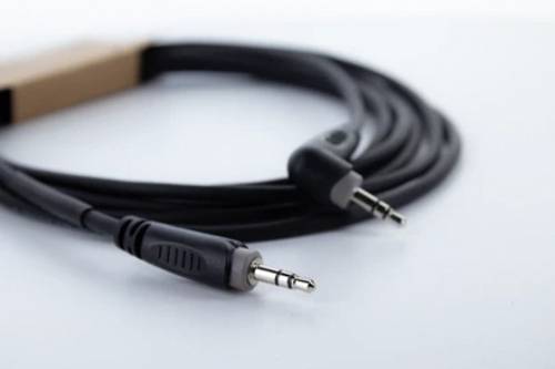 Cordial 14832 Klinke Audio Anschlusskabel [1x Klinkenstecker 3.5mm - 1x Klinkenstecker 3.5 mm] 1.50m Schwarz PVC-Mantel, verdrillt