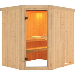 Karibu Sauna Siirin-ohne Ofen-Ohne Dachkranz