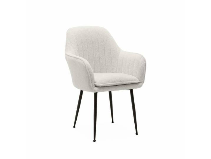 sweeek - Fauteuil métal et bouclette SHELLA