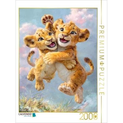 CALVENDO Puzzle Entzückende Tierbaby Illustrationen | 2000 Teile Lege-Größe 90 × 67 cm Foto-Puzzle für glückliche Stunden