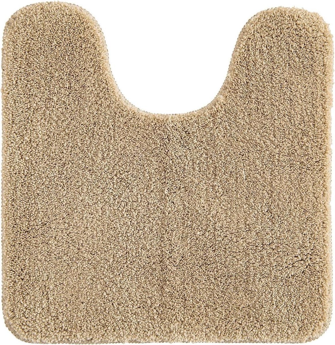Absorberend U-vorm badmat voor badkamer comfort - Beige - 45 x 45 cm