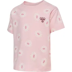 hummel, Mädchen, Sportshirt, hmlMINI LOOSE FLOWER T-SHIRT S/S (104), Violett