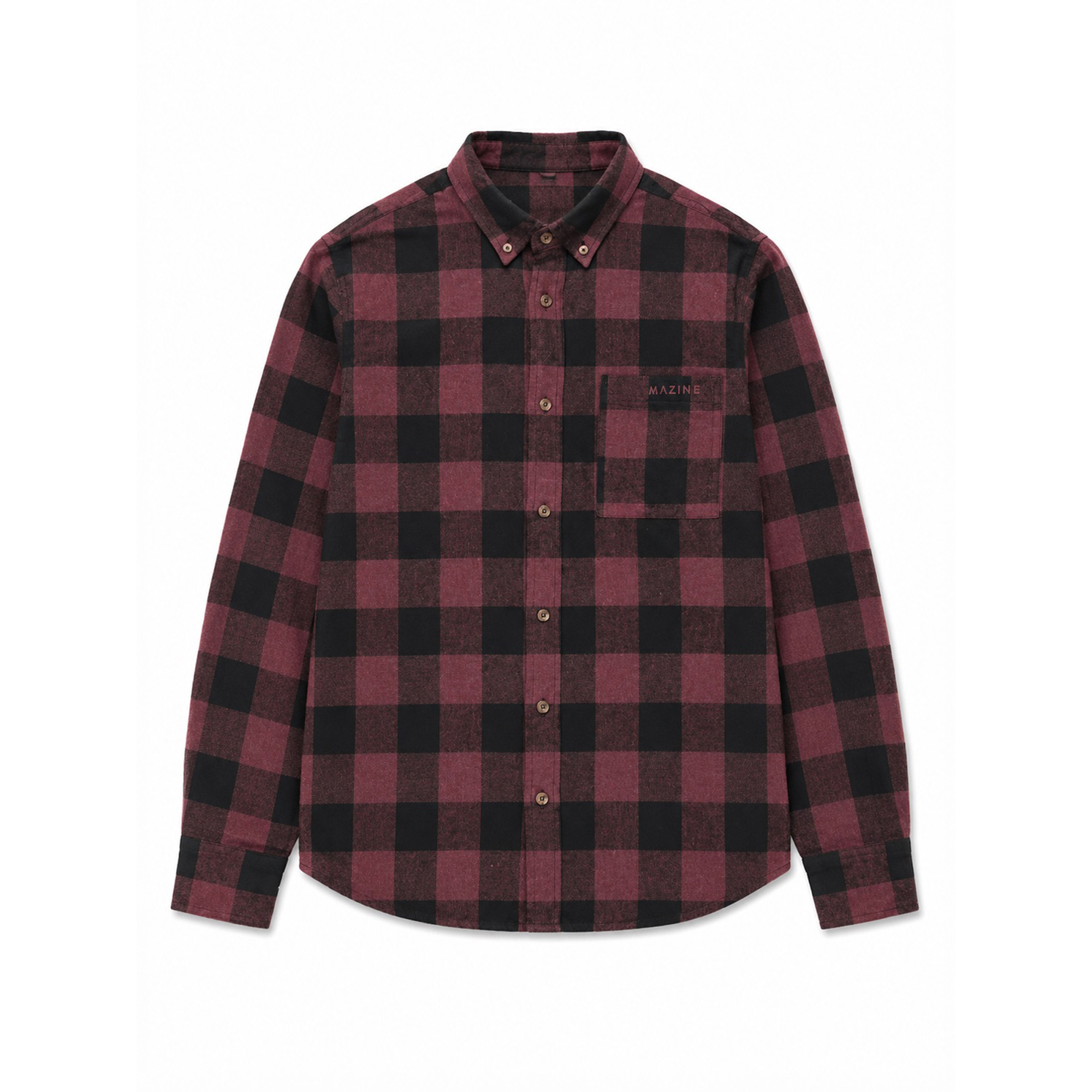 Mazine Checked Flannel Herren Hemden grau Größe XL Lifestyle Hautfreundlich