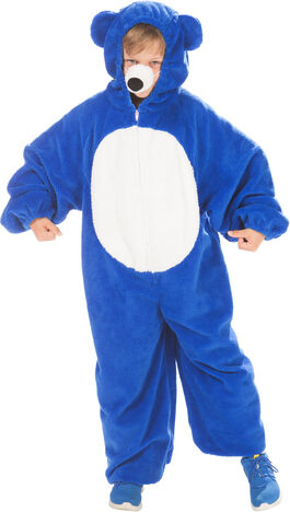 buttinette Bärchen Kostüm für Kinder, blau