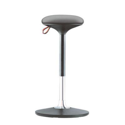 Steh-/Sitzhocker S 300, höhenverstellbar, mehrdimensionales Bewegungs-Gelenk, Sitzhöhe 590-850 mm, grau