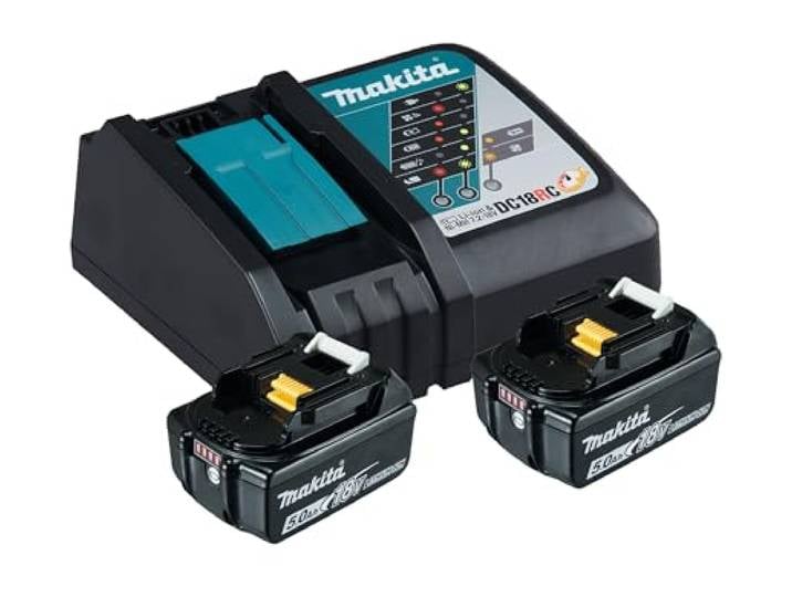 Pack Power (2x5\,0 Ah) avec chargeur simple - MAKITA 197570-9