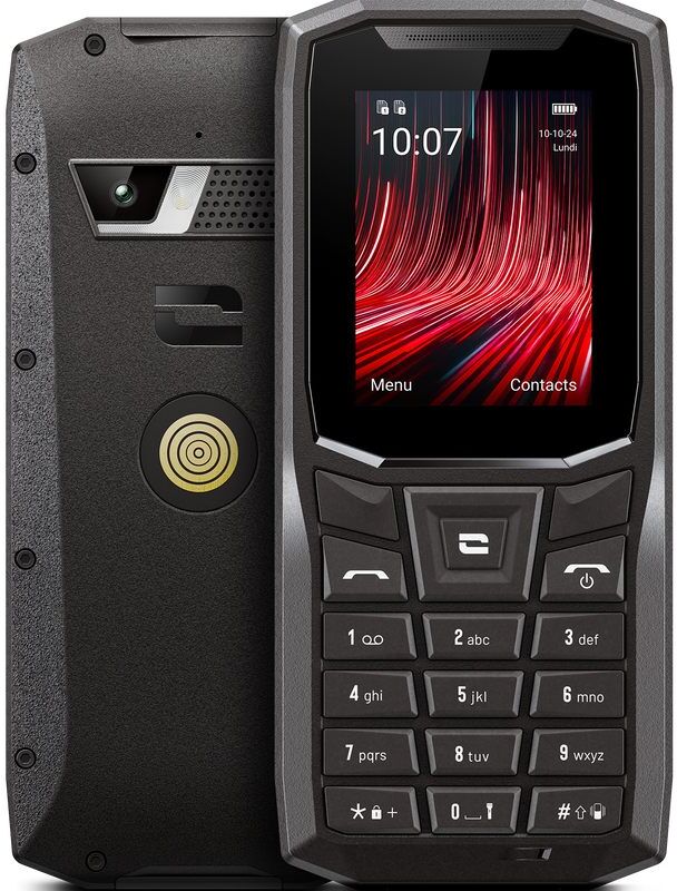 Crosscall Core S5   Téléphone mobile robuste Téléphone mobile 4G ultra-résistant, avec longue autonomie et double SIM, conçu pour des conditions
