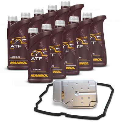 Bestprice Hydraulikfilter Automatikgetriebe + 10l ATF-Öl [Hersteller-Nr. 41621125] für Mercedes-Benz, Puch, Maybach