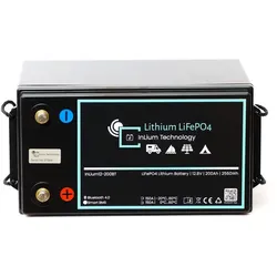 LiFePO4 Untersitz 12V 200Ah InLium Lithiumakku | Ladefähig-20°C - 60°C