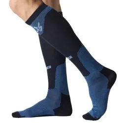 Seger Alpine Advanced Light Wool Compression Marine/Blau Gr 40/42
