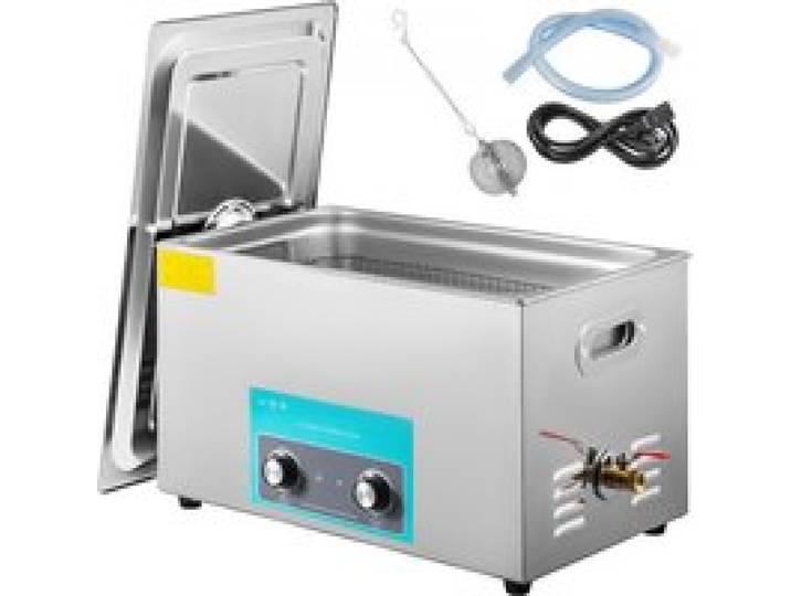 VEVOR Nettoyeur à Ultrasons Professionnel à Fréquence 40KHZ Nettoyeur à Ultrasons 30L Appareil de Nettoyage Ultrasonique avec Cuve en Acier Inoxydable pour Bijoux Lunettes Montre Dentier