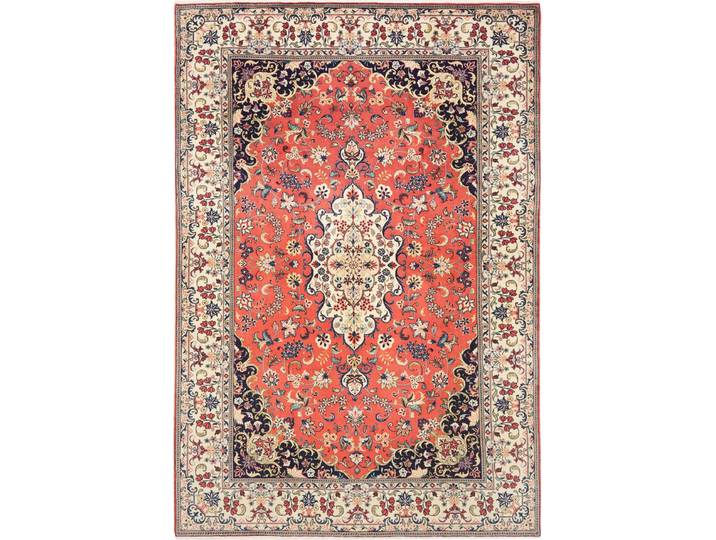 Keshan Teppich 195x292 Handgeknüpft Orientteppich Perserteppich Wolle