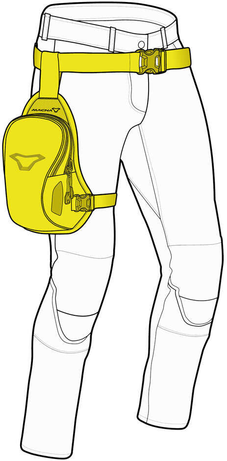 Borsa da Gamba Macna 35 x 9 x 14 cm Leg bag taglia unica