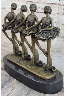 Bronzhaus Hot Selling 100 Percent Bronze Modern Ballerina Dancer Sculpture Ballet Figurine Bron