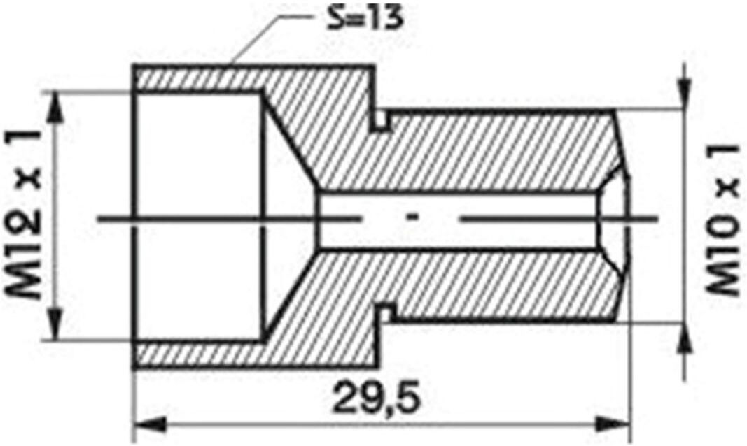 Adapter, Bremsschlauch WP R-132