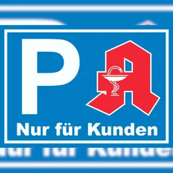 HB-Druck Apotheken Parkplatz Schild nur für Kunden A1 (594x841mm)