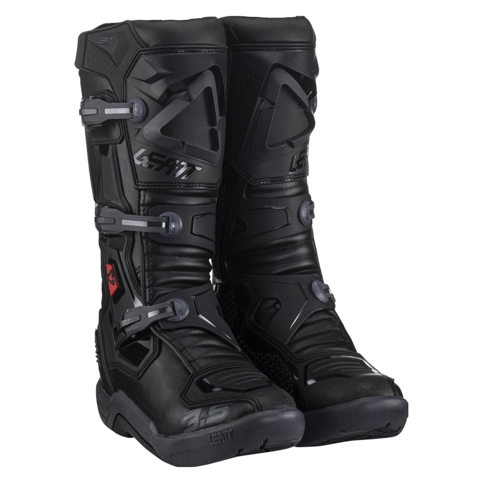 Leatt Moto 3.5 Rote Schuhe (Damen, Herren, 43) (DL7010-932-43)