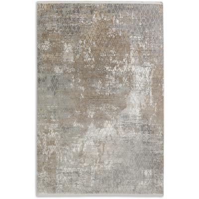 Teppich "Vision 212", beige, B:80cm H:7mm L:150cm, Kunstfaser, Viskose, SCHÖNER WOHNEN-KOLLEKTION, Teppiche, Teppich, Viskoseteppich mit Glanz, Wohnzimmer