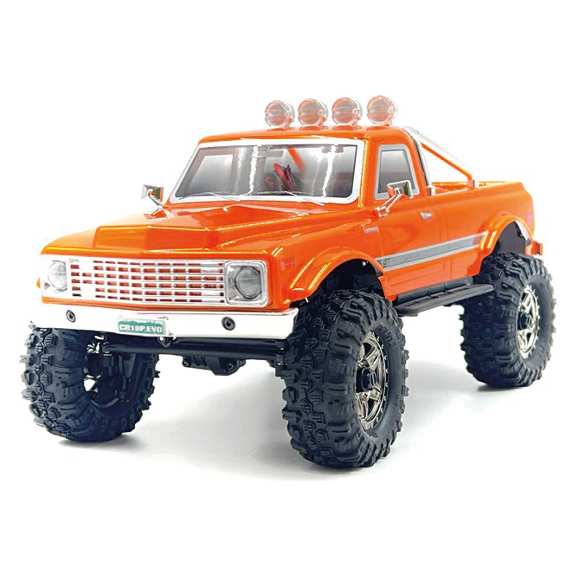 Absima Hobby Plus 1:18 Crawler CR18P EVO-V2 Convoy 1:18 Brushed Crawler 4WD 2,4 GHz (RTR Ready-to-Run) (HBP1810504-OR)