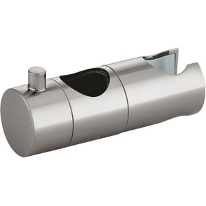 GROHE Duschkopfhalterung Gleitelement 48177DC0, supersteel, für Duschstangen Ø 24,7 mm, Neigung & Höhe verstellbar