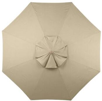 11' Patio Umbrella Replacement Canopy - Canvas Sand Sunbrella - Ballard Designs