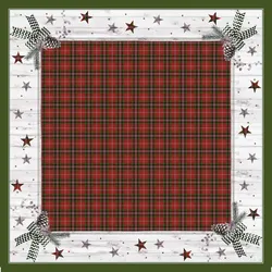 Bio Dunicel®-Mitteldecke 84 x 84 cm Naturally winter, 100 Stk/Krt (5 x 20 Stk)