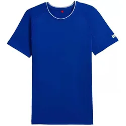 Wilson, Herren, Sportshirt, Team Seamless Crew Herren Königsblau (M), Blau