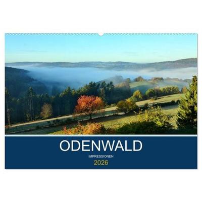 Odenwald - Impressionen (Wandkalender 2026 DIN A2 quer), CALVENDO Monatskalender