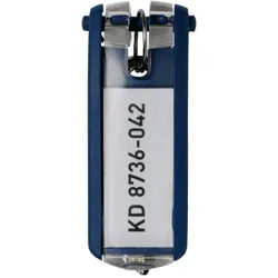 DURABLE Schlüsselanhänger KEY CLIP dunkelblau - 6 Stück