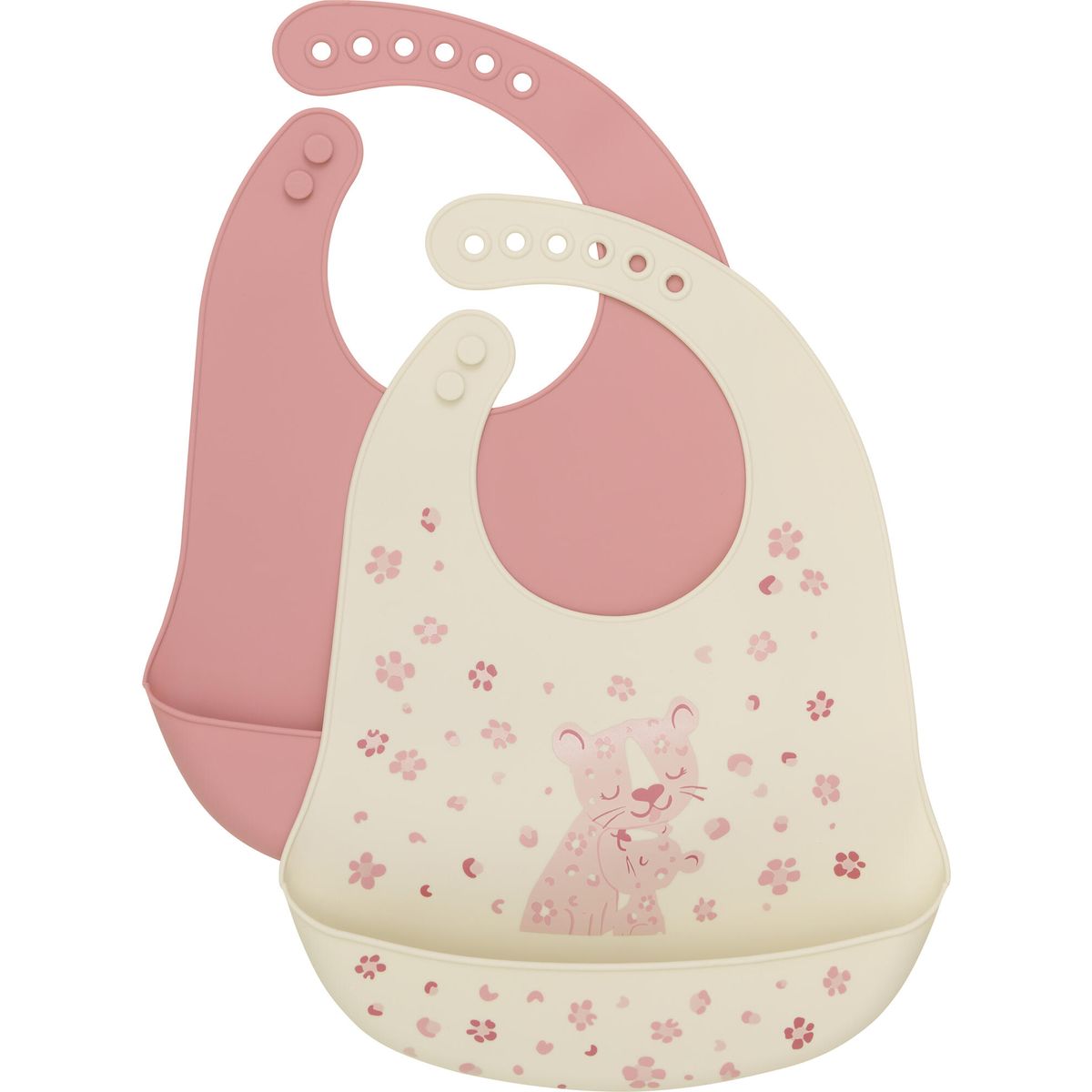 Celavi Silicon Bib (2-pack) brandied apricot (5272) ONESIZE 5551-5272-ONESIZE