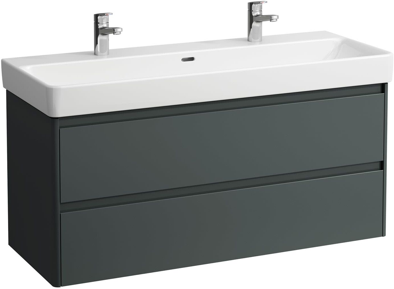 LAUFEN BASE 2.0 Waschtischunterschrank 117 cm, 2 Auszüge