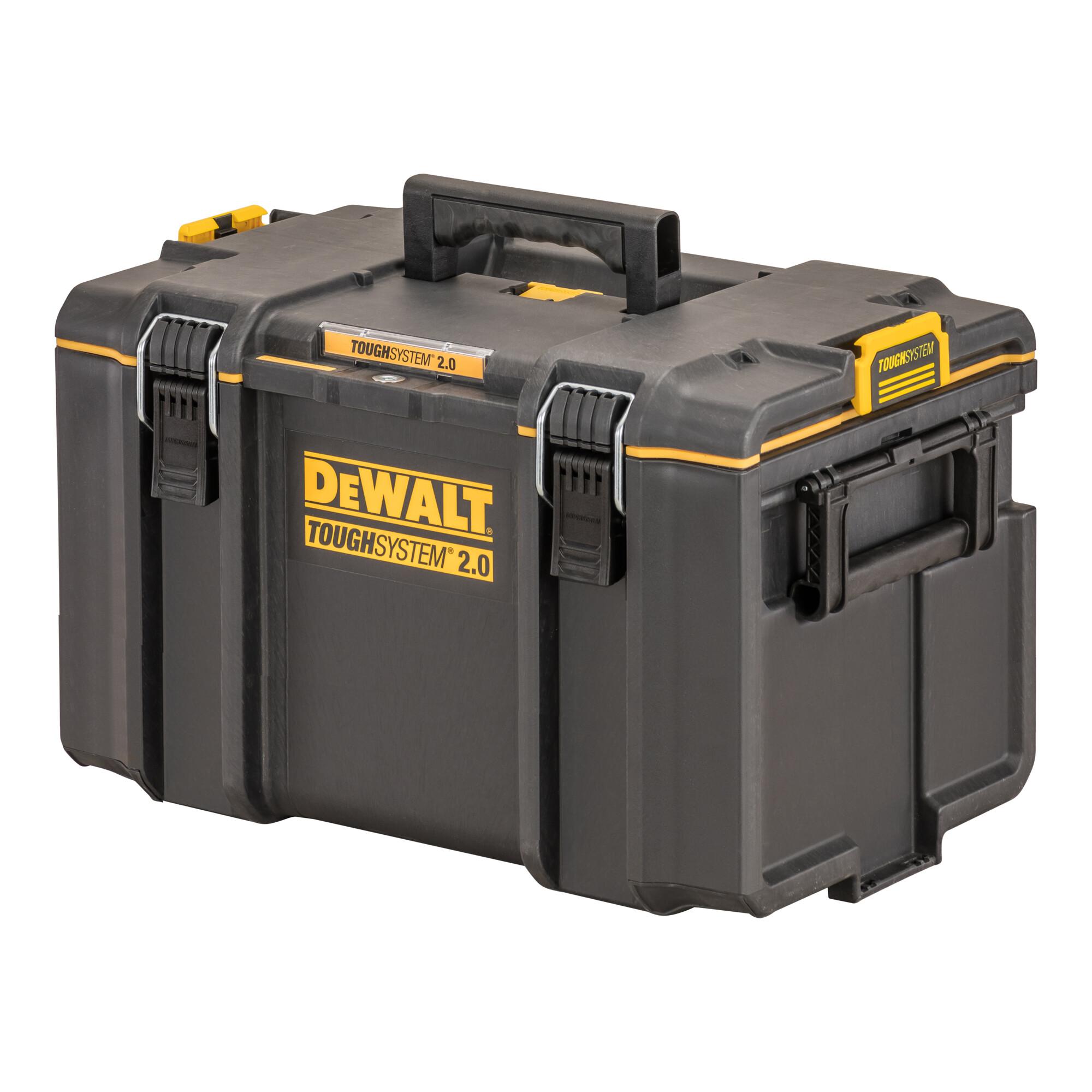 DeWalt DWST83342-1 Neu Generation TOUGHSYSTEM DS400 mit IP65 Schutz, kompatibel mit TOUGHSYSTEM 1.0 für Aufbewahrung und Transport von Werkzeugen oder Zubehör)