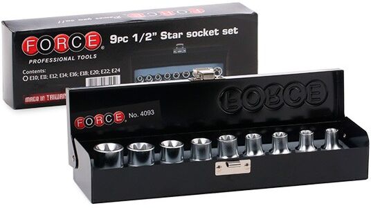 FORCE 4093 Socket set