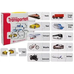 Lernpuzzle Transport Puzzle 10 Verbindungen
