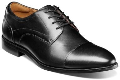 Florsheim Rucci Cap Toe Oxford Shoes - Mens 13 Black Oxford Medium
