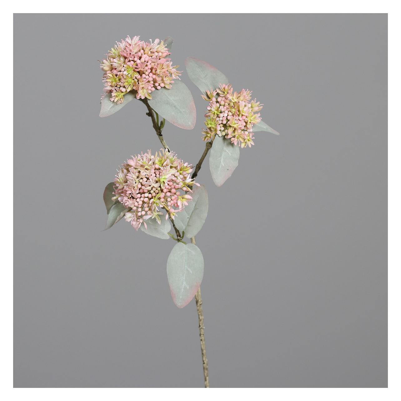 Magni Kunstblume Virburnum mit drei Blütenköpfen 62cm (62 cm) (55166637)