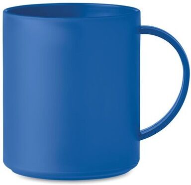 Tasse réutilisable personnalisé 300 ml MONDAY polypropylène (PP) bleu