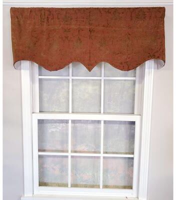 RLF Home Kamau Garnet Regal Valance