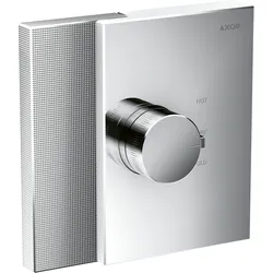hansgrohe AXOR Edge Thermostat Highflow Unterputz, Diamantschliff, 46741000, Farbe: Chrom