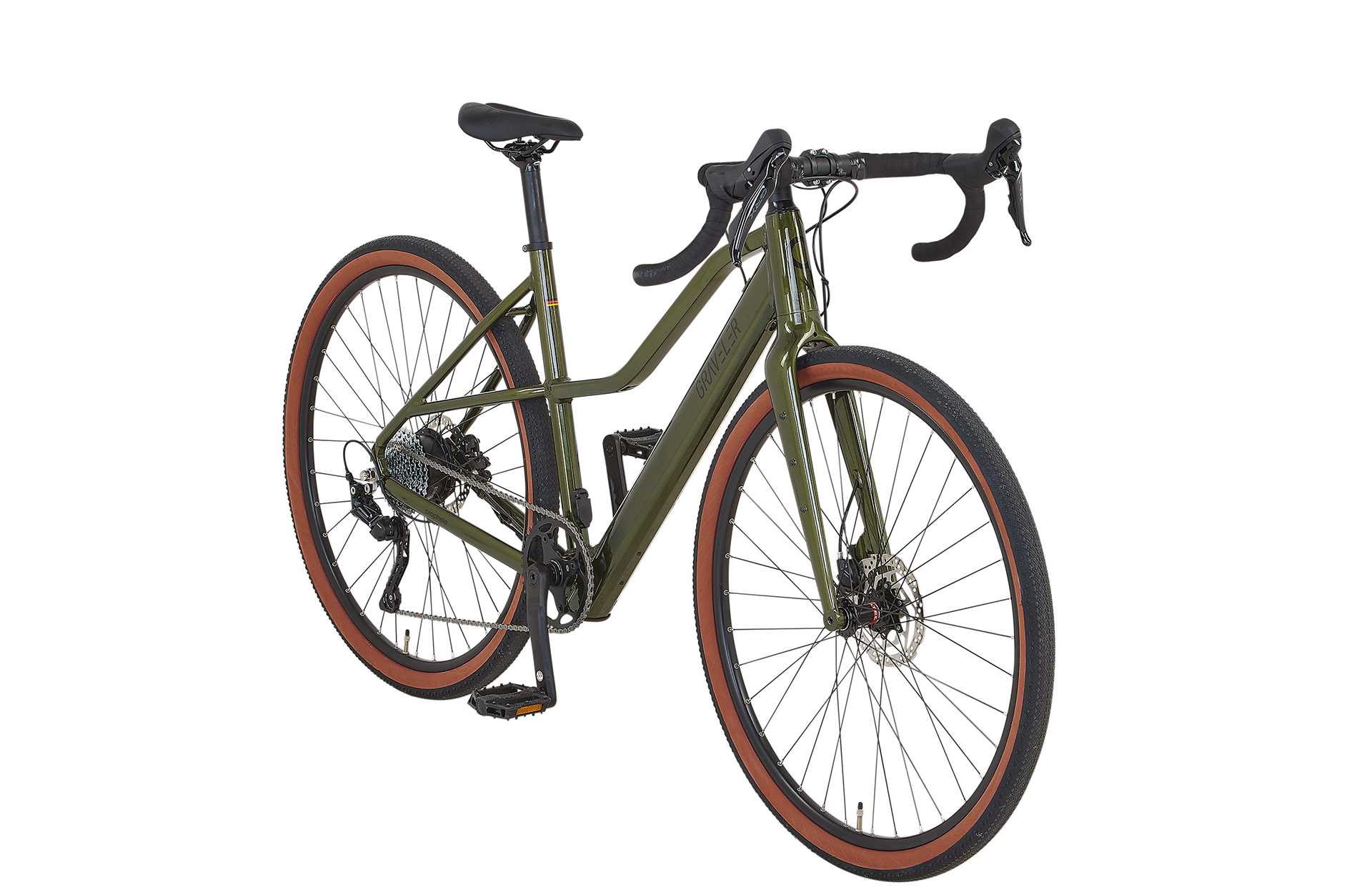 Prophete Graveler 1.0 Gravel E-Bike Trapez 28 Zoll - 360 Wh - Integrierter Akku - Heckmotor - 10-Gang Kettenschaltung - HDY. Scheibenbremse