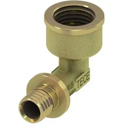 TECE, Zubehör Sanitärinstallation, TECEflex Winkelübergangsmuffe, Siliziumbronze