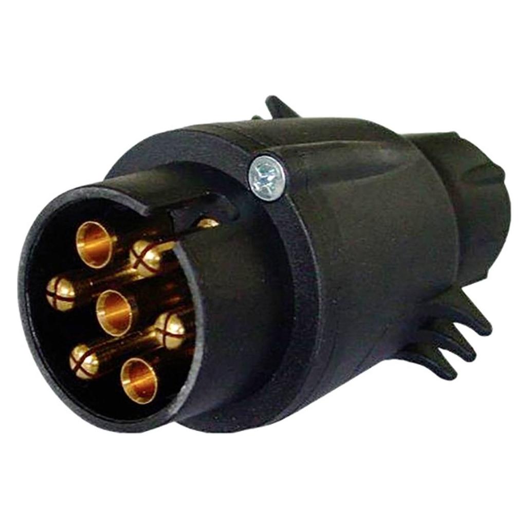 IWH KFZ-Stecker, 7-polig, Kunststoff, schwarz (010206)