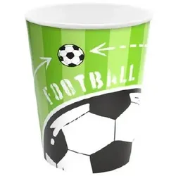 Papierbecher „Fußball“, 220 ml, 6 St.