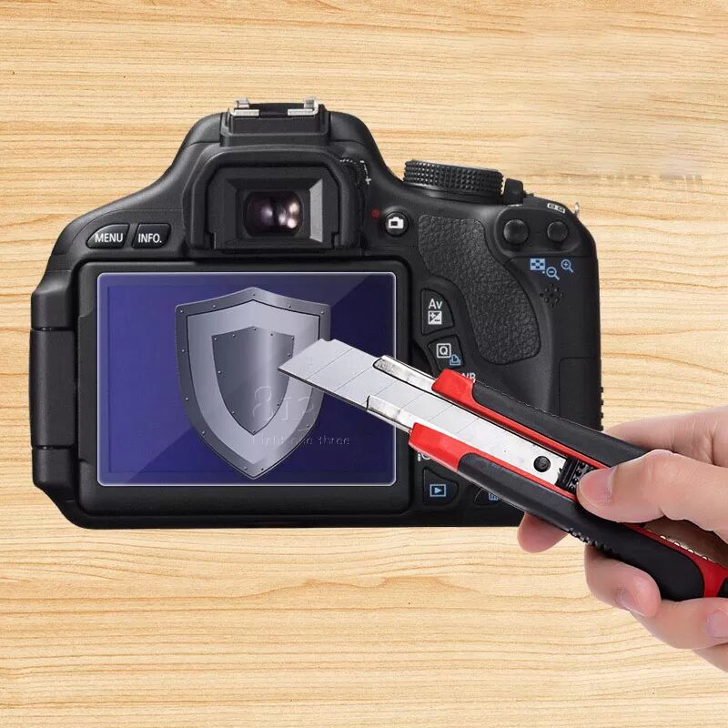 INF Kameradisplay Schutzfolie aus gehärtetem Glas kompatibel mit Canon EOS 6D Mark II, 2 Stück Canon EOS 6D Mark II