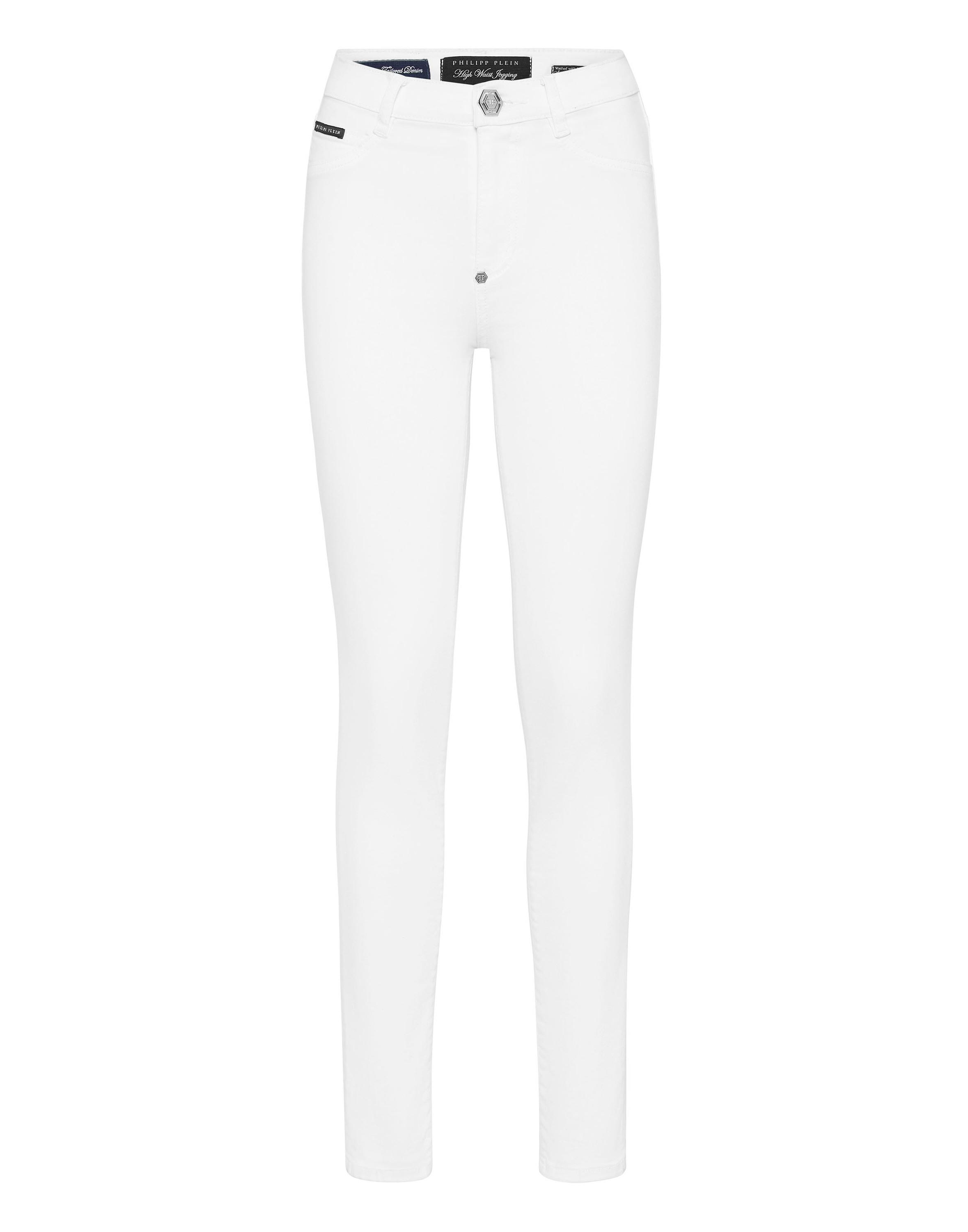Denim High Waist Jegging Logo