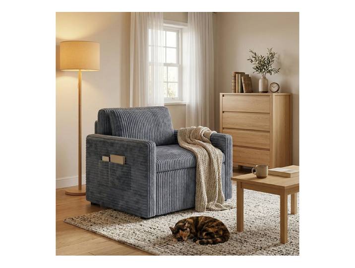 Bealife Sessel 3 in 1 Klappsessel, Schlafsessel, Liegesessel, 191 cm erweiterte (Schlafsofa)