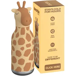 asobu® Trinkflasche Giraffe 460ml - gelb|braun