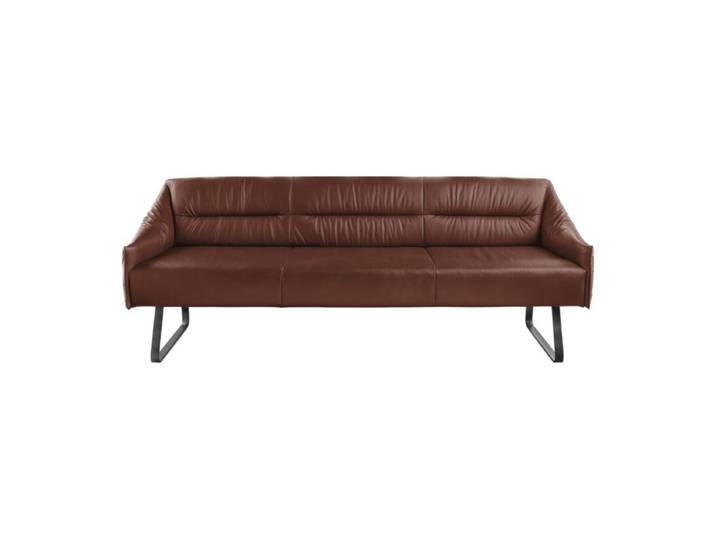 Musterring JustB! SP500 Sitzbank in Leder - Leder Z7752 chestnut - 262 Modern, Zeitlos